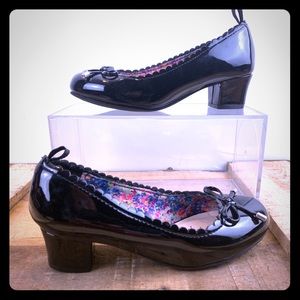 Girls Size 11 Dress Shoes Easter Church Black NEW